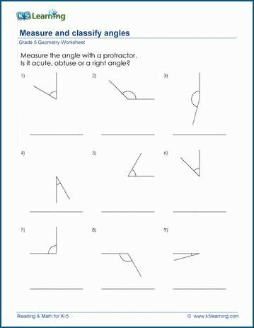 1 5 standardized test prep exploring angle pairs answers