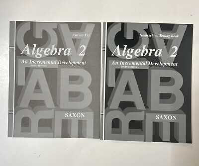 saxon math algebra 1/2 test answers