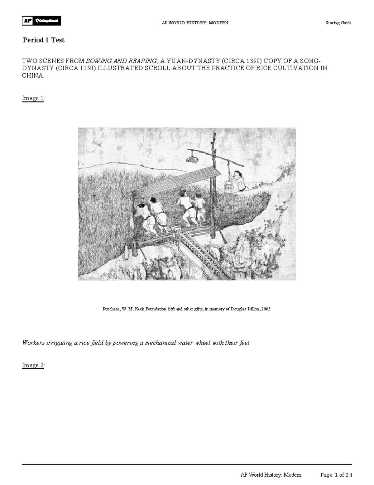 2026 practice exam 1 mcq ap world history answer key