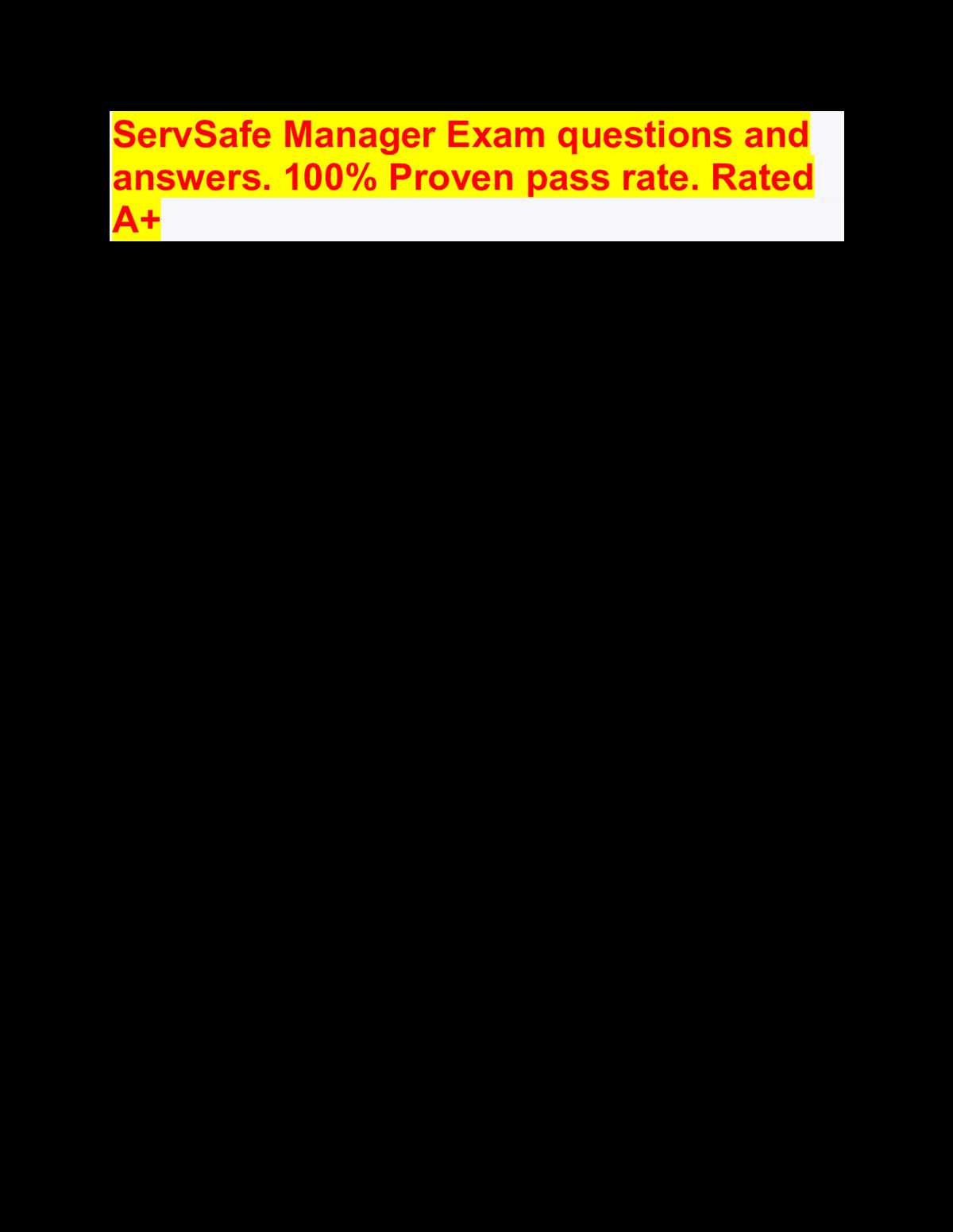 360 food manager exam answers 360 food manager exam answers