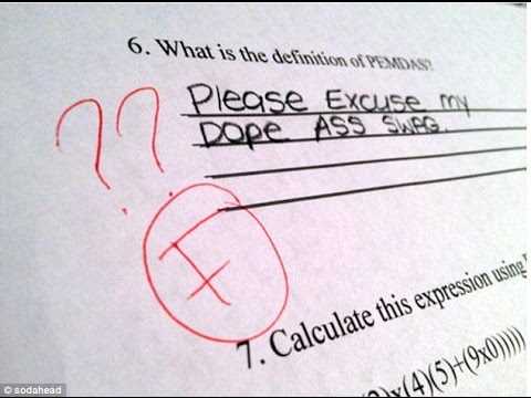 41 test answers that are wrong and right