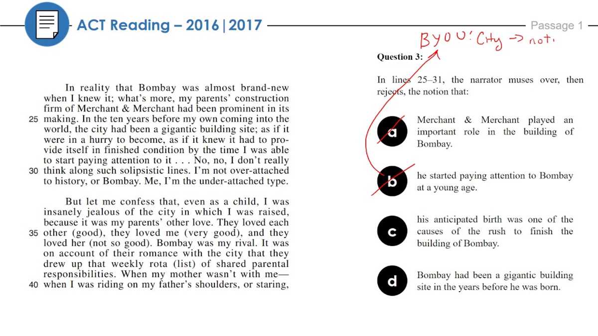 act reading practice test with answers