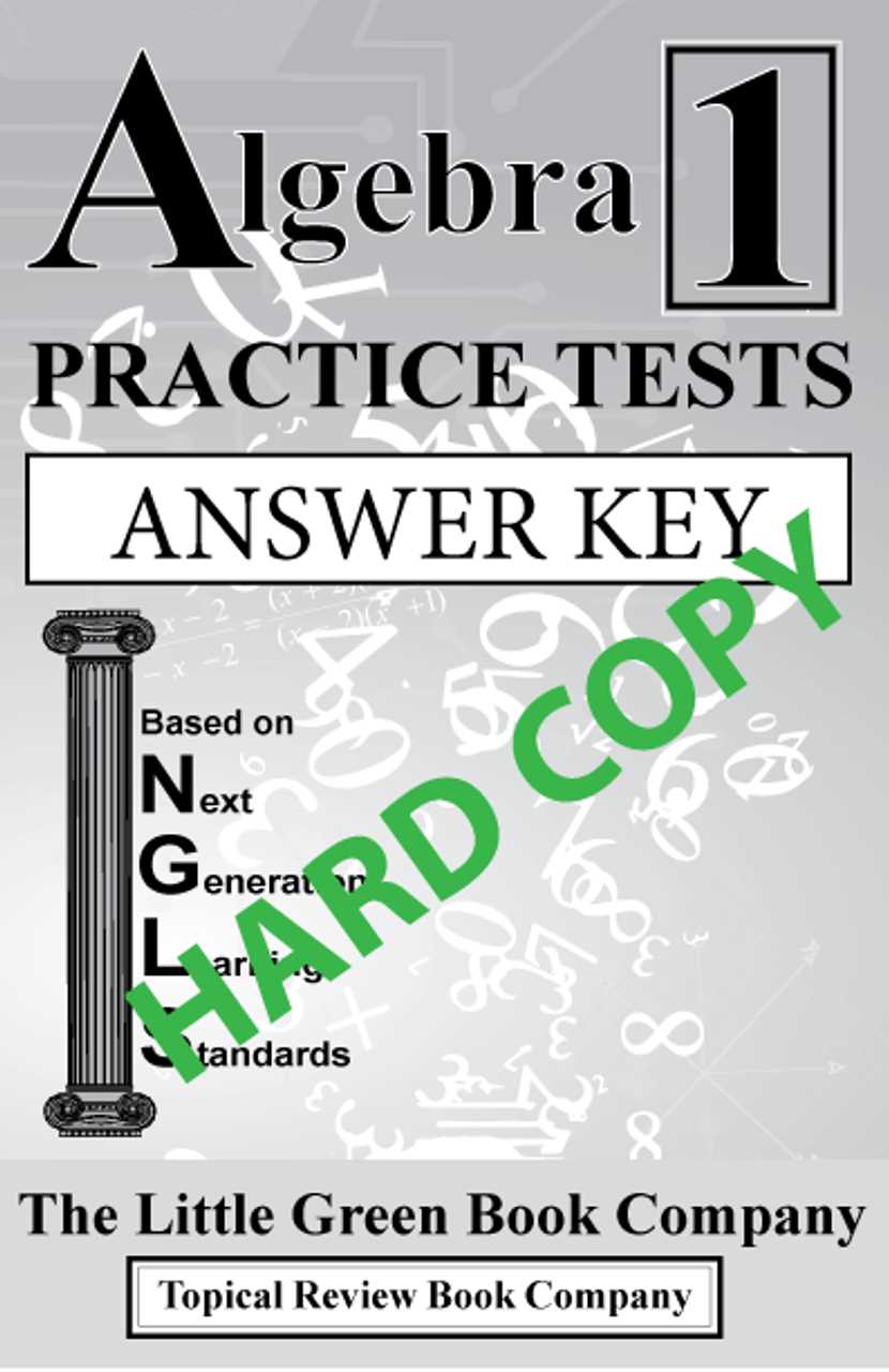 algebra 1 exam review answers