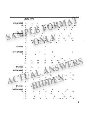 algebra 2 test 3 answers