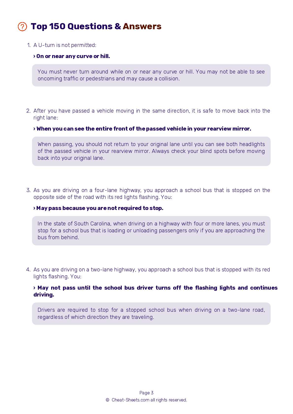 all permit test questions and answers