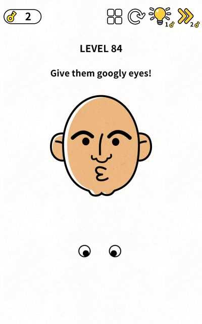 answer to level 84 on brain test