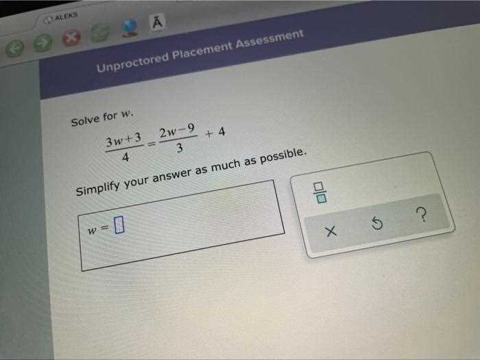answers to aleks math placement test