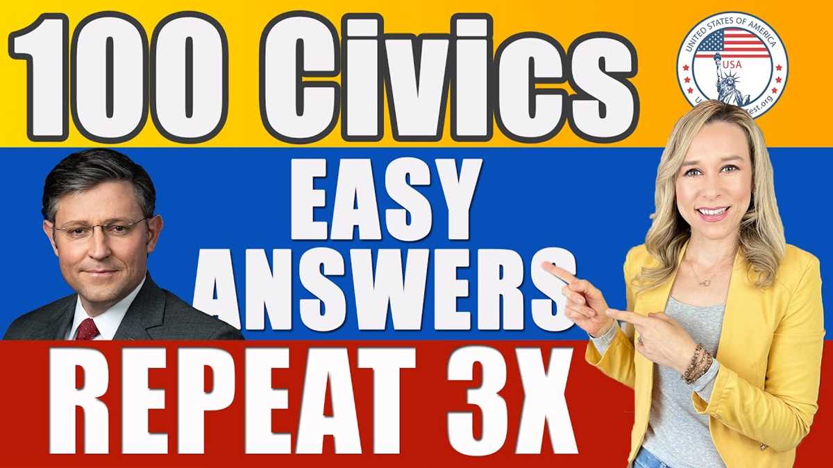 answers to civics test