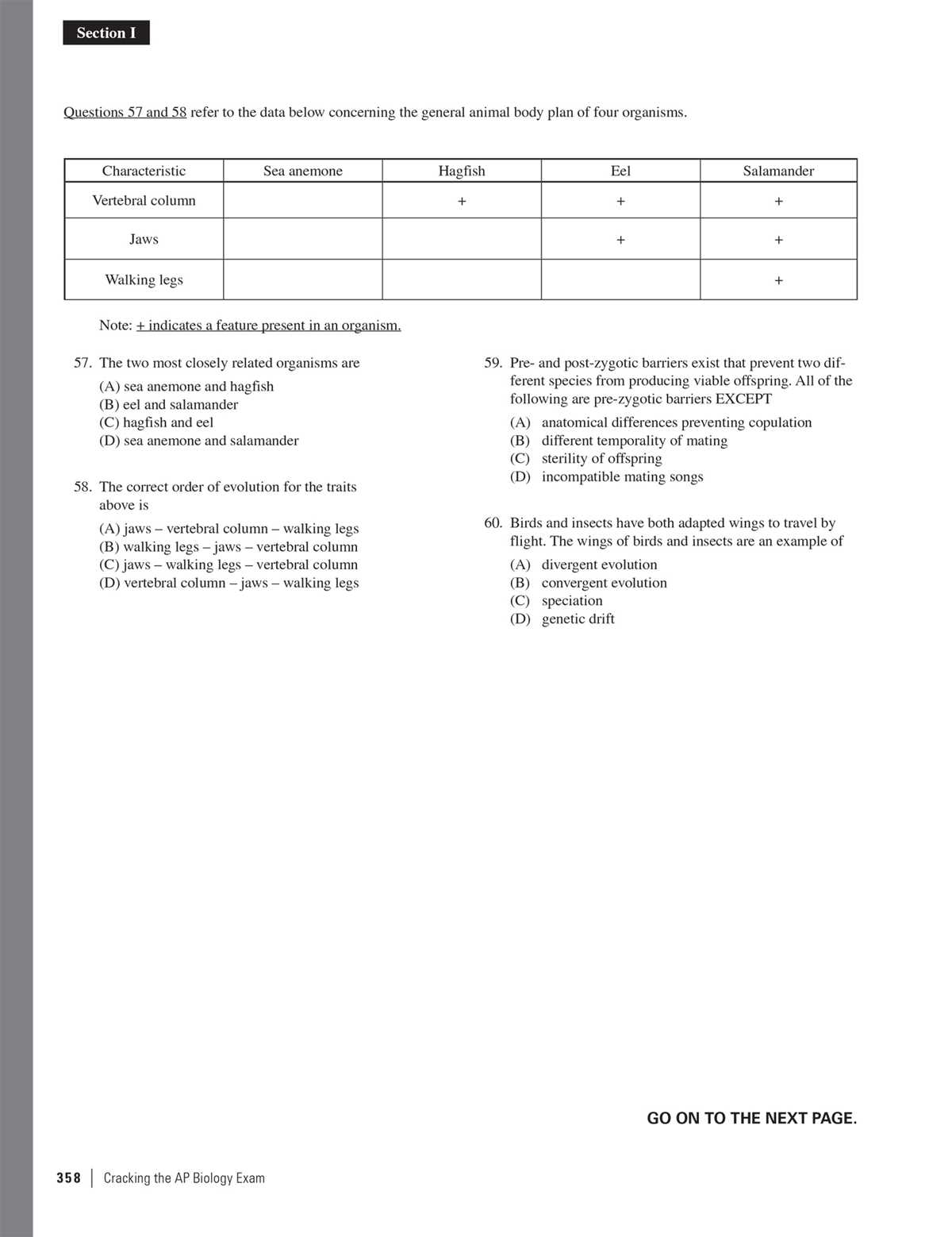 ap biology evolution test answers