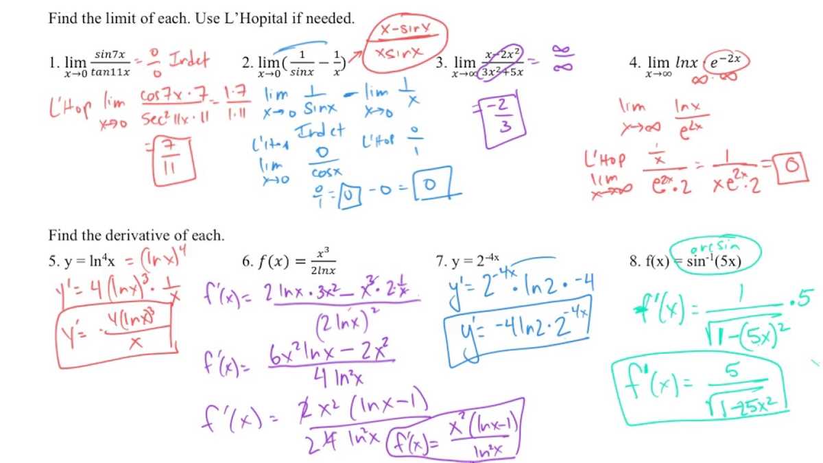 ap calculus ab chapter 7 test answers