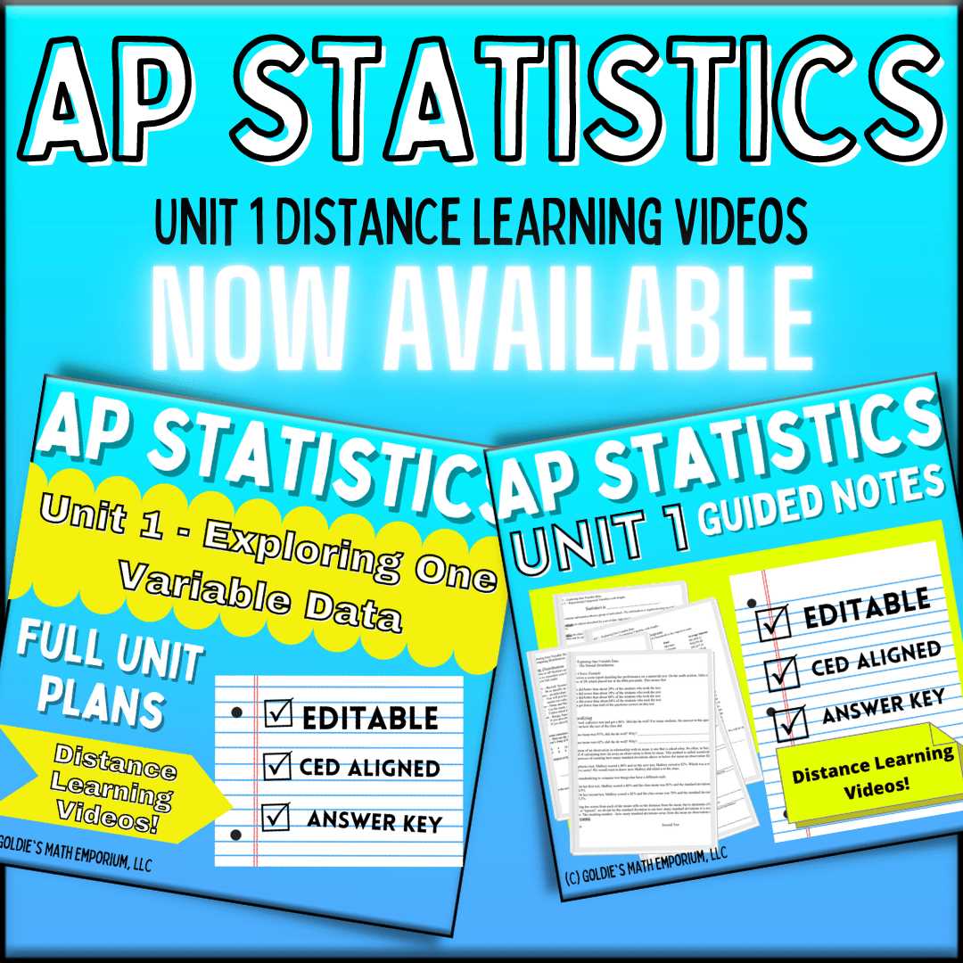 ap statistics unit 1 test multiple choice answers