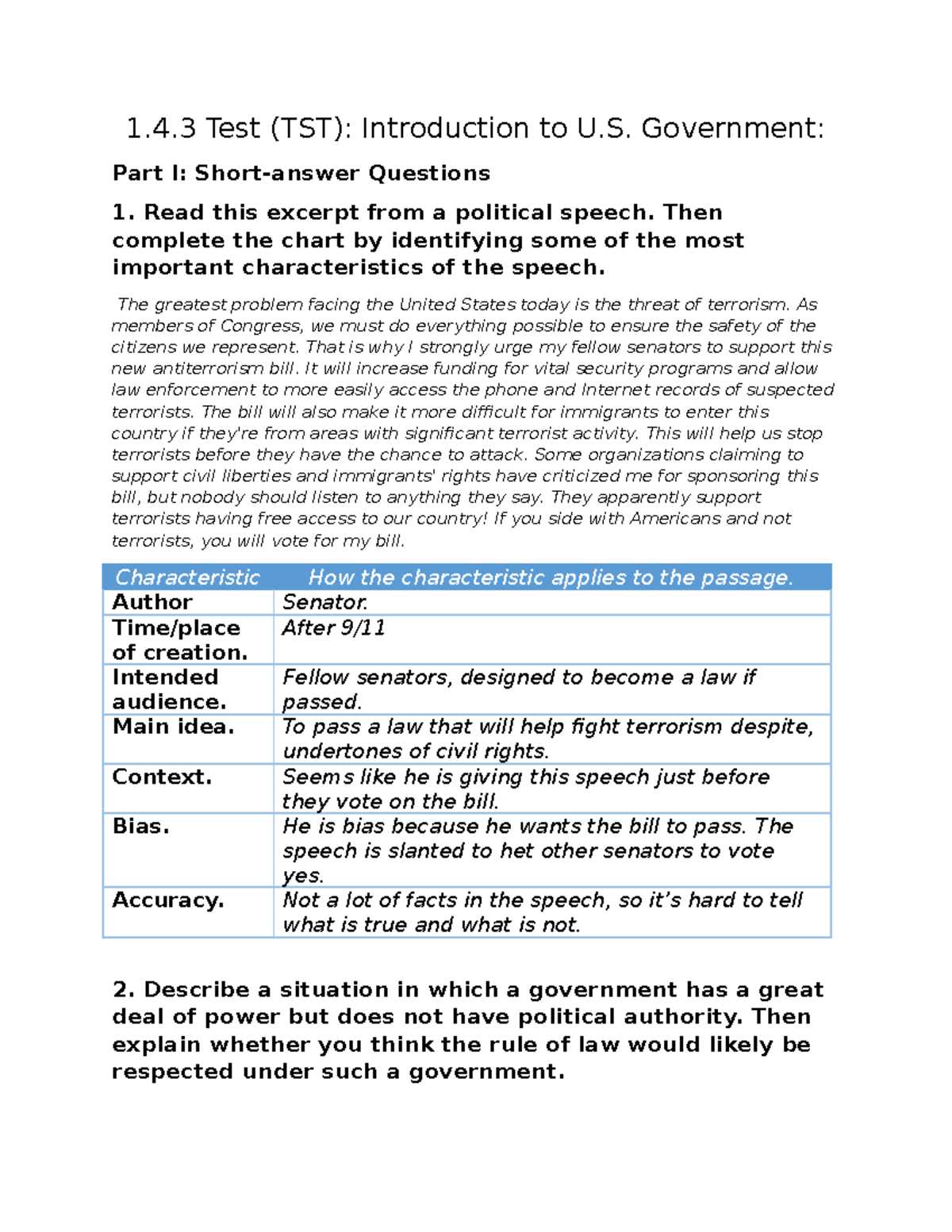 apex government unit 1 test answers apex government unit 1 test answers