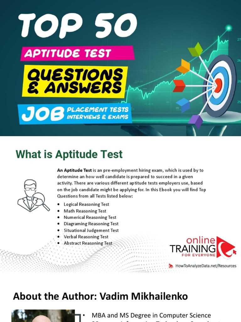 aptitude test past questions and answers