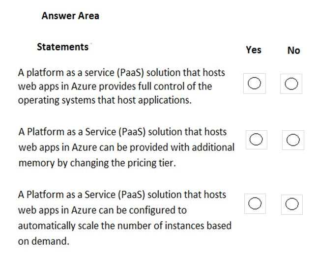 azure fundamentals exam questions and answers