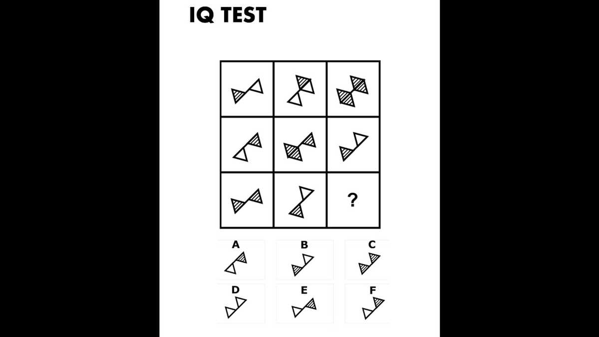 best iq test with answers