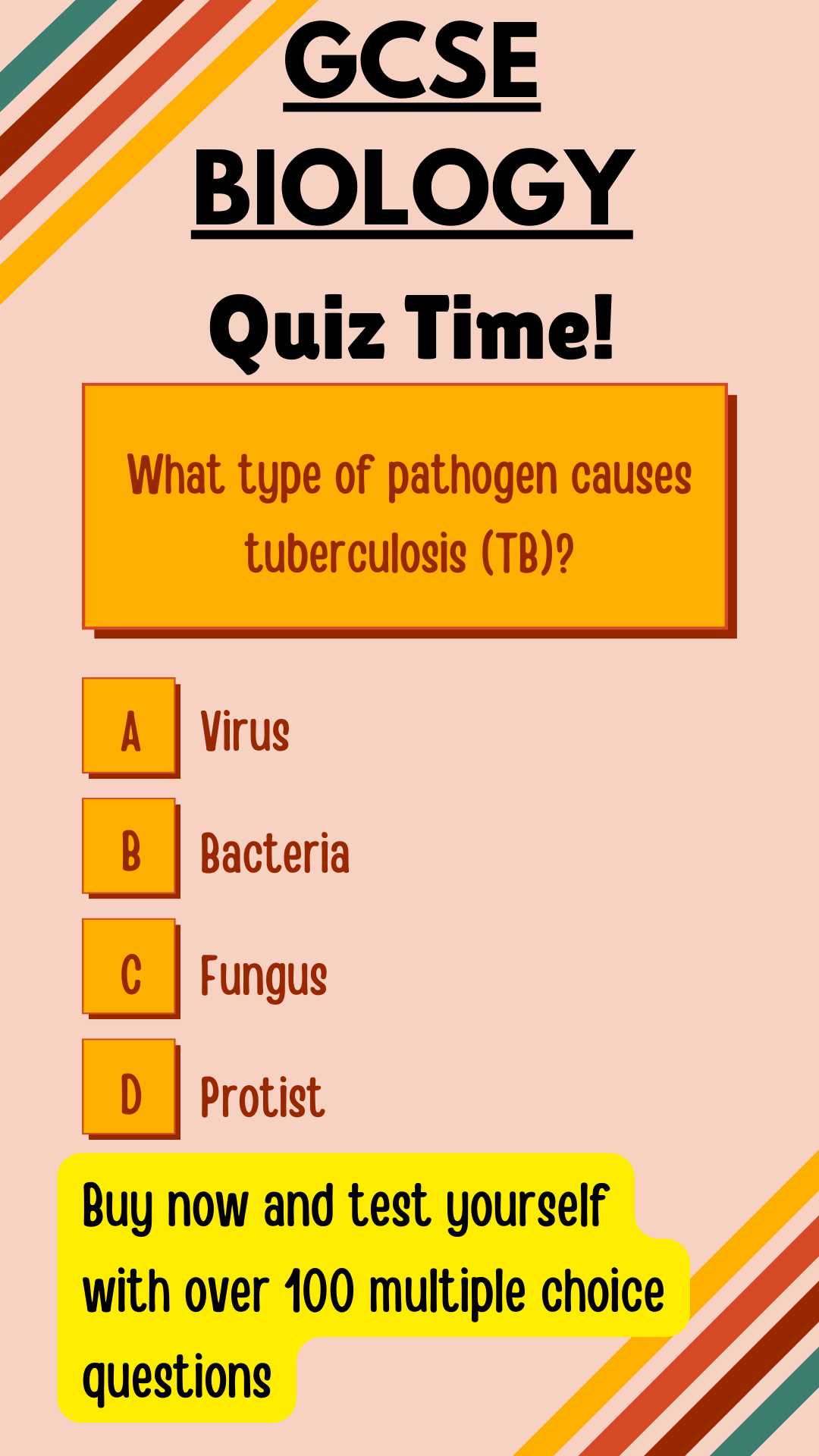 biology 100 final exam answers
