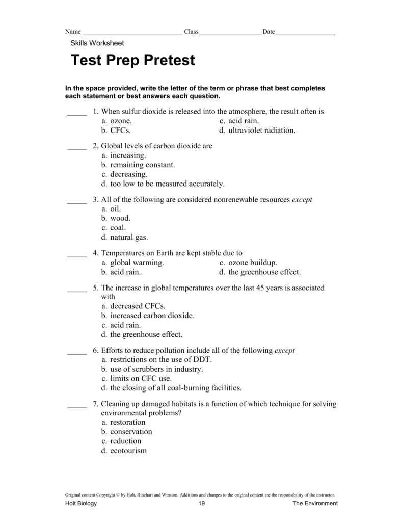 biology chapter 13 standardized test prep answers