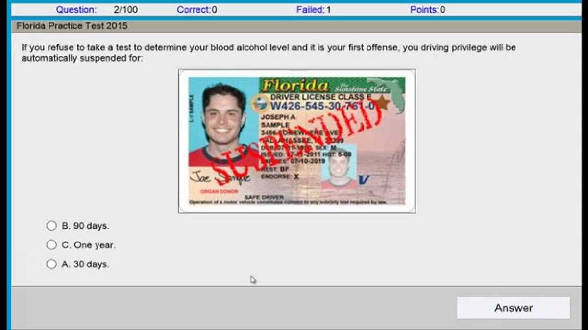boating license test answers florida