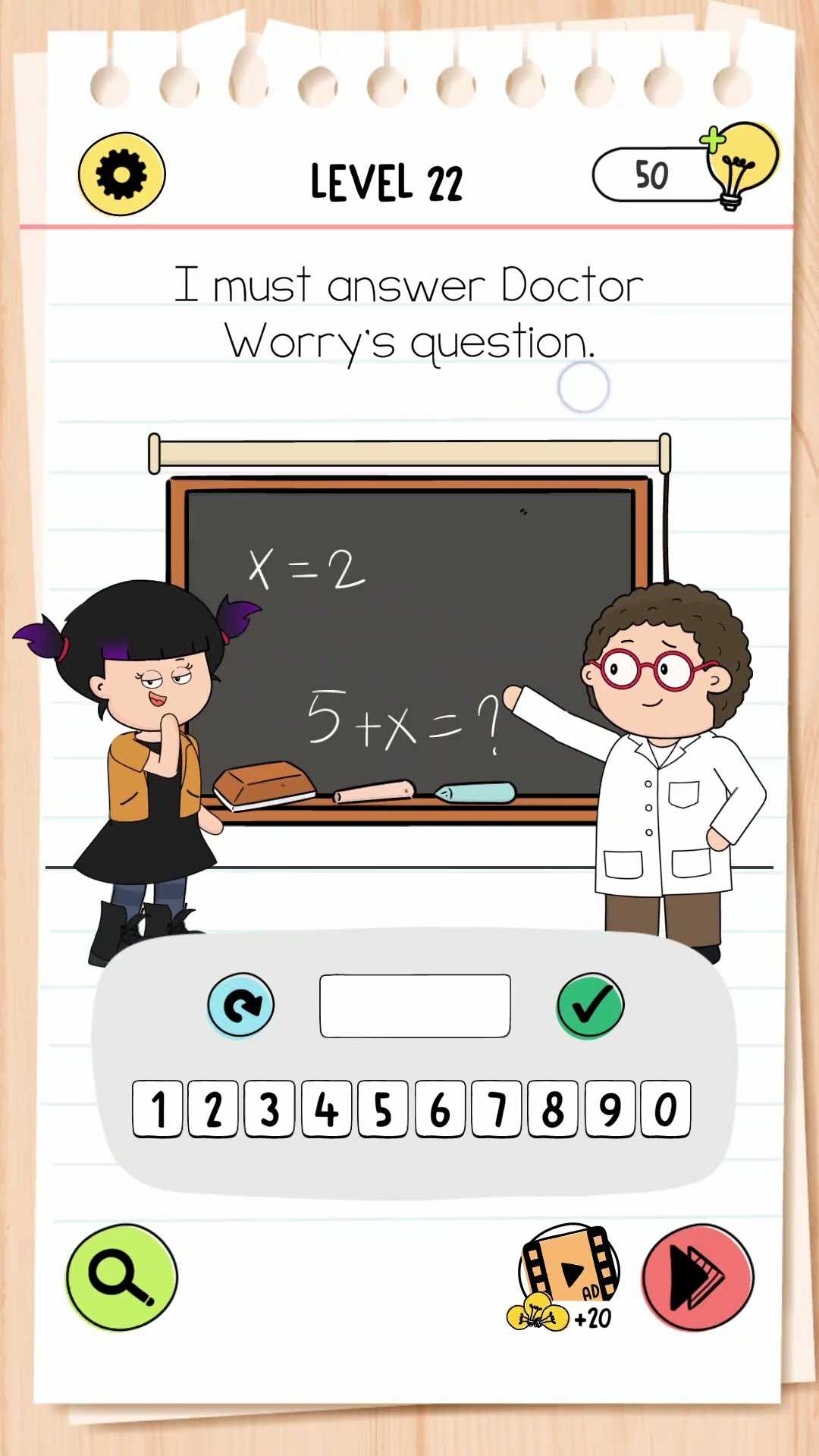 brain test answer