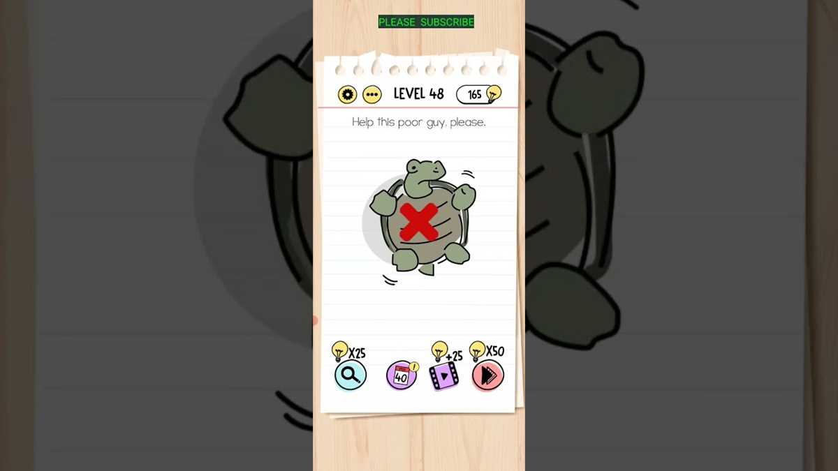 brain test level 48 answer