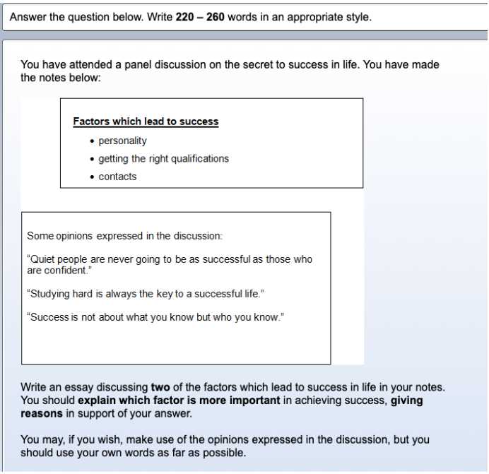 cae test 2 answer key