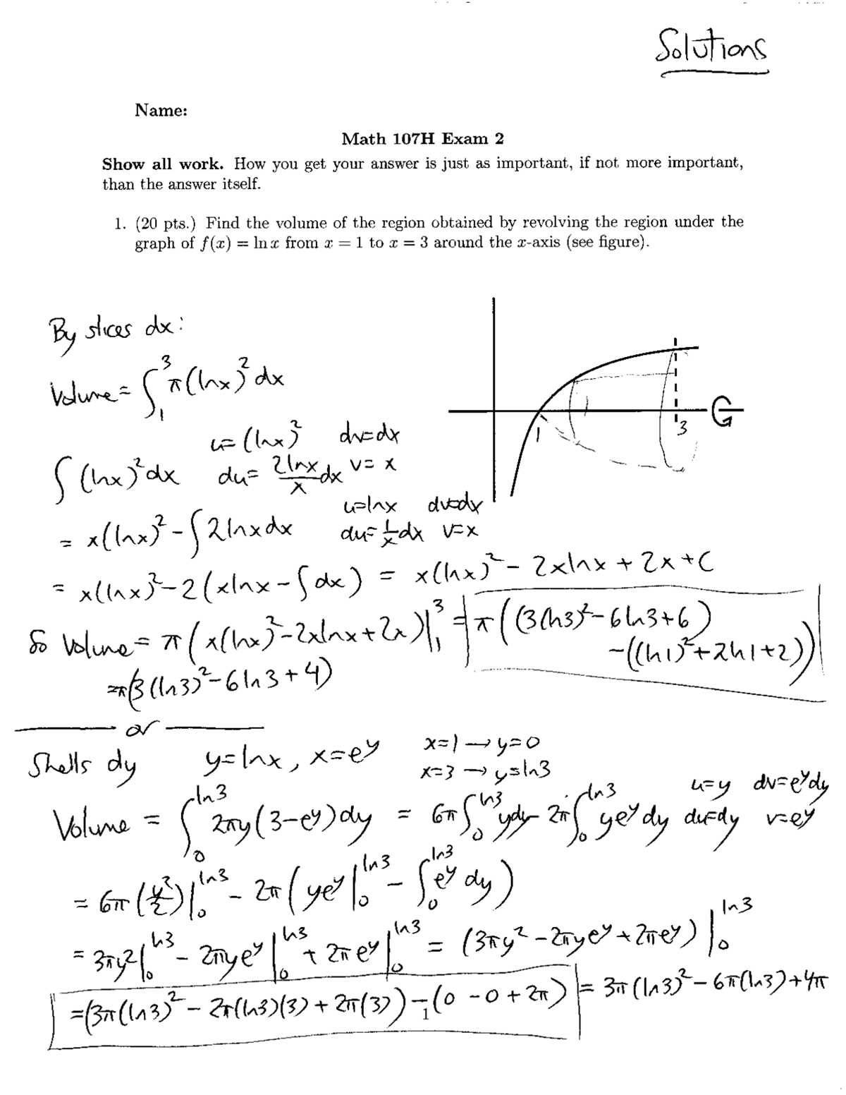 calculus chapter 2 test answers