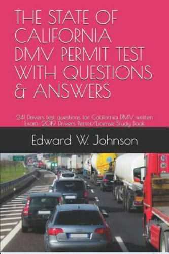 california drivers license test questions and answers