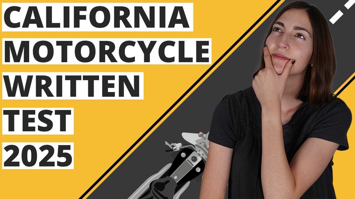 california motorcycle license test answers