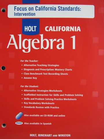 california standards test answers