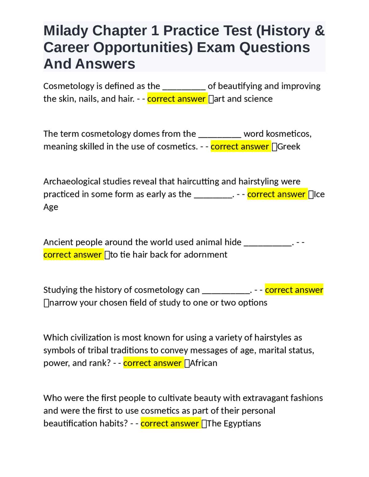 chapter 1 standardized test practice answers