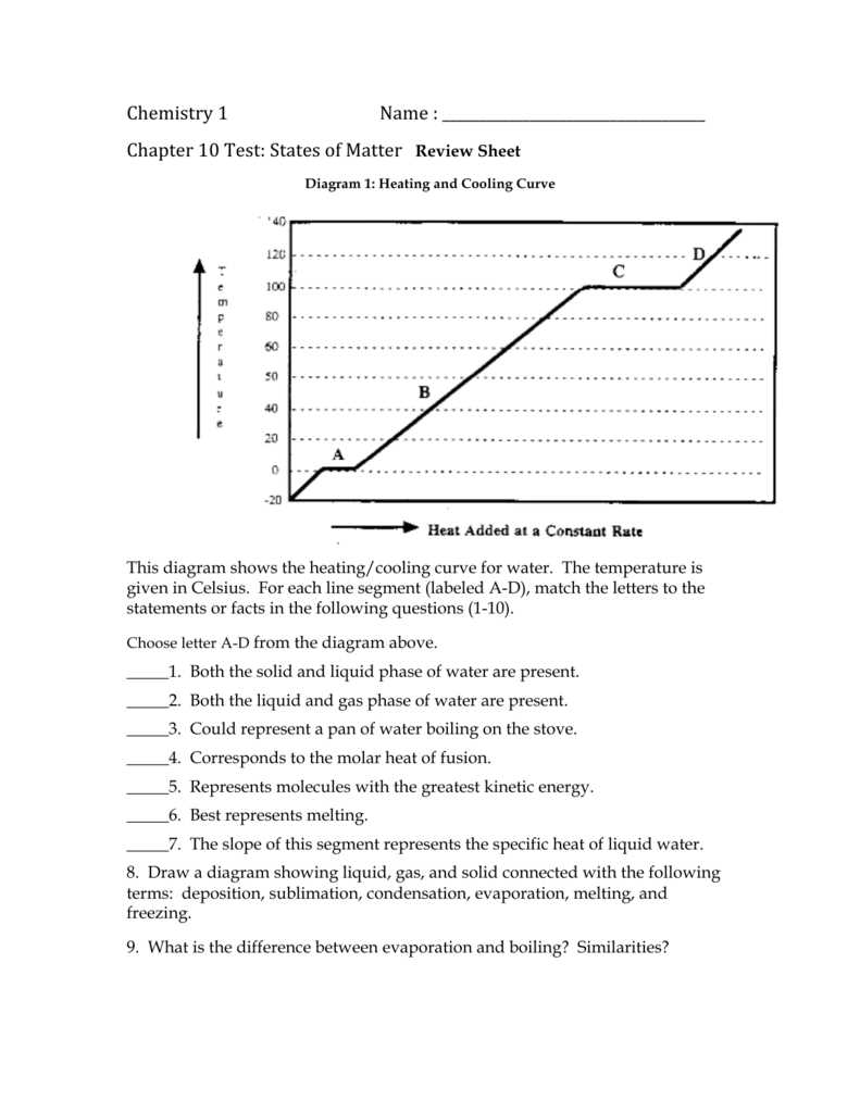chapter 13 states of matter test answer key