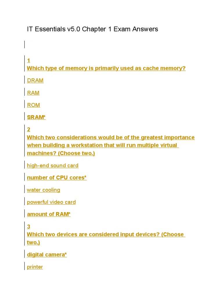 chapter 5 it essentials exam answers