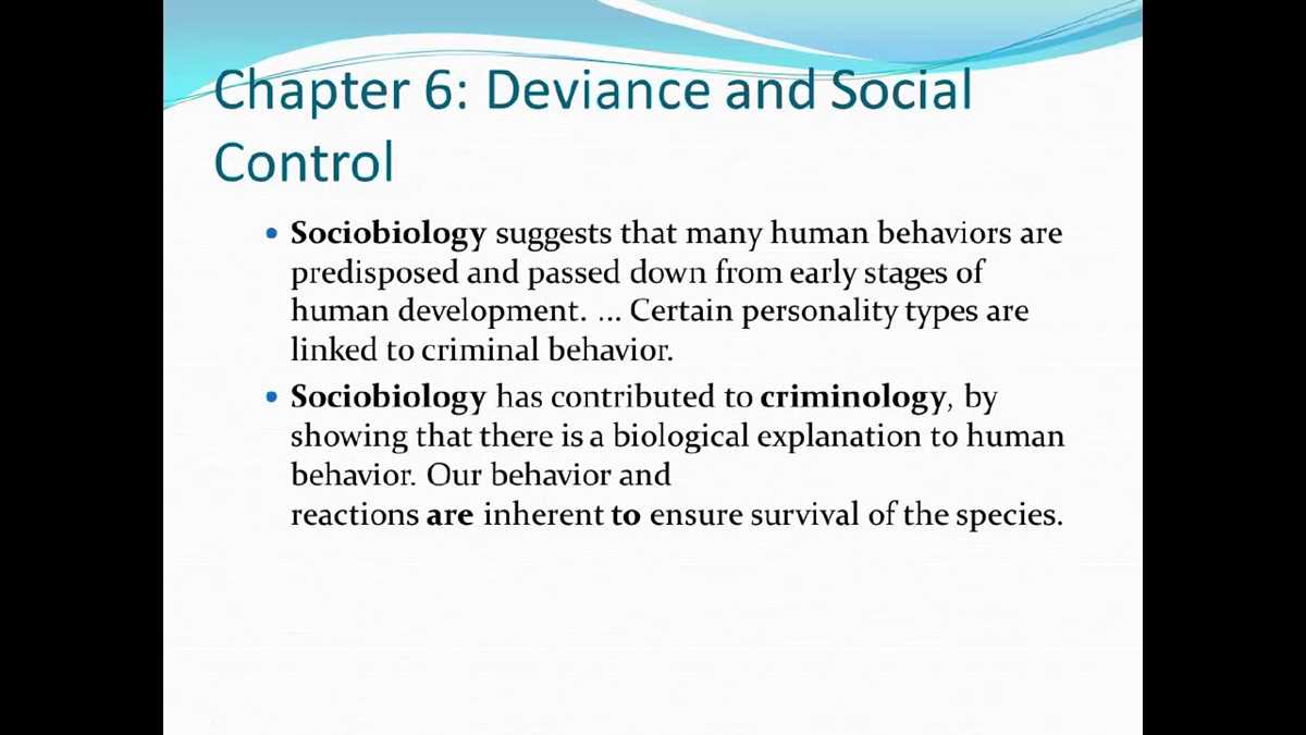 chapter 6 sociology test answers