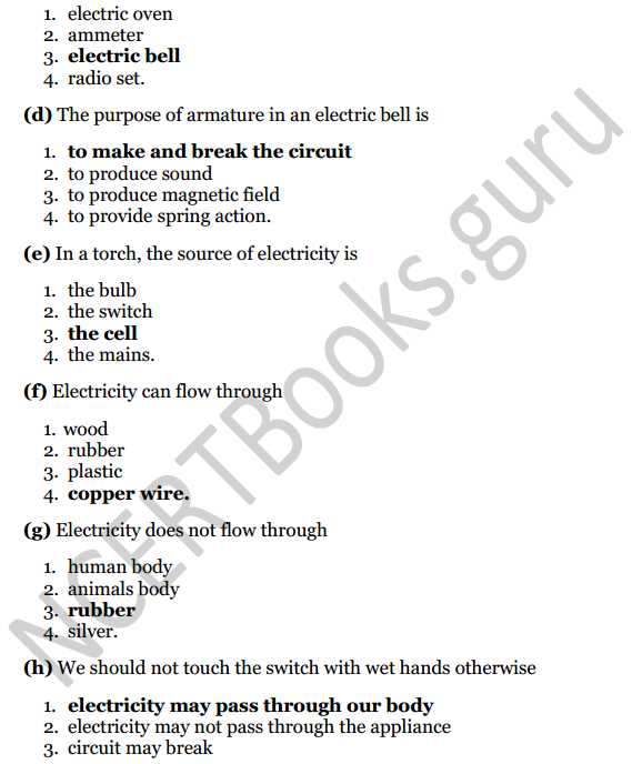 chapter 7 test electricity answers