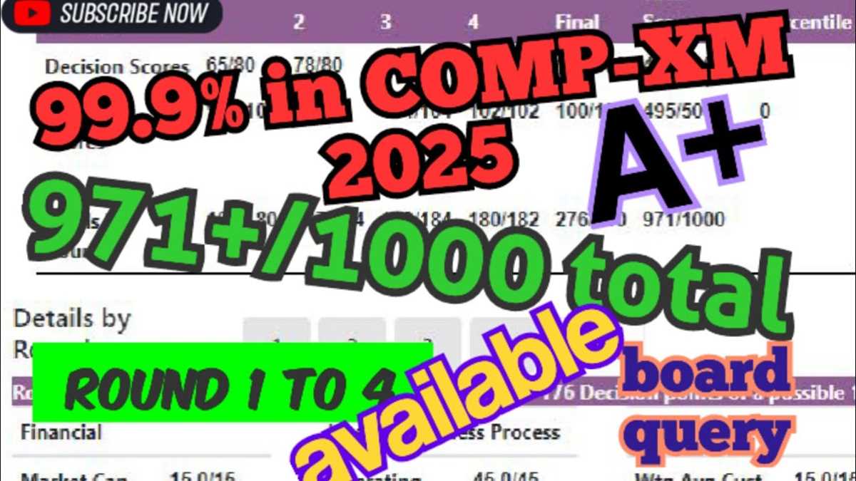 comp xm final exam answers