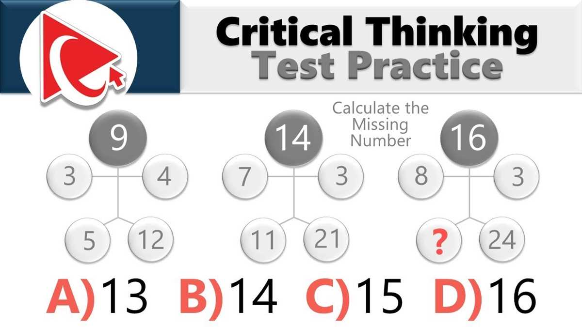 critical thinking exam questions and answers