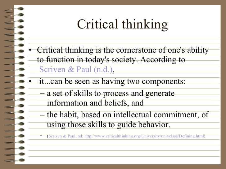 critical thinking skills test questions and answers