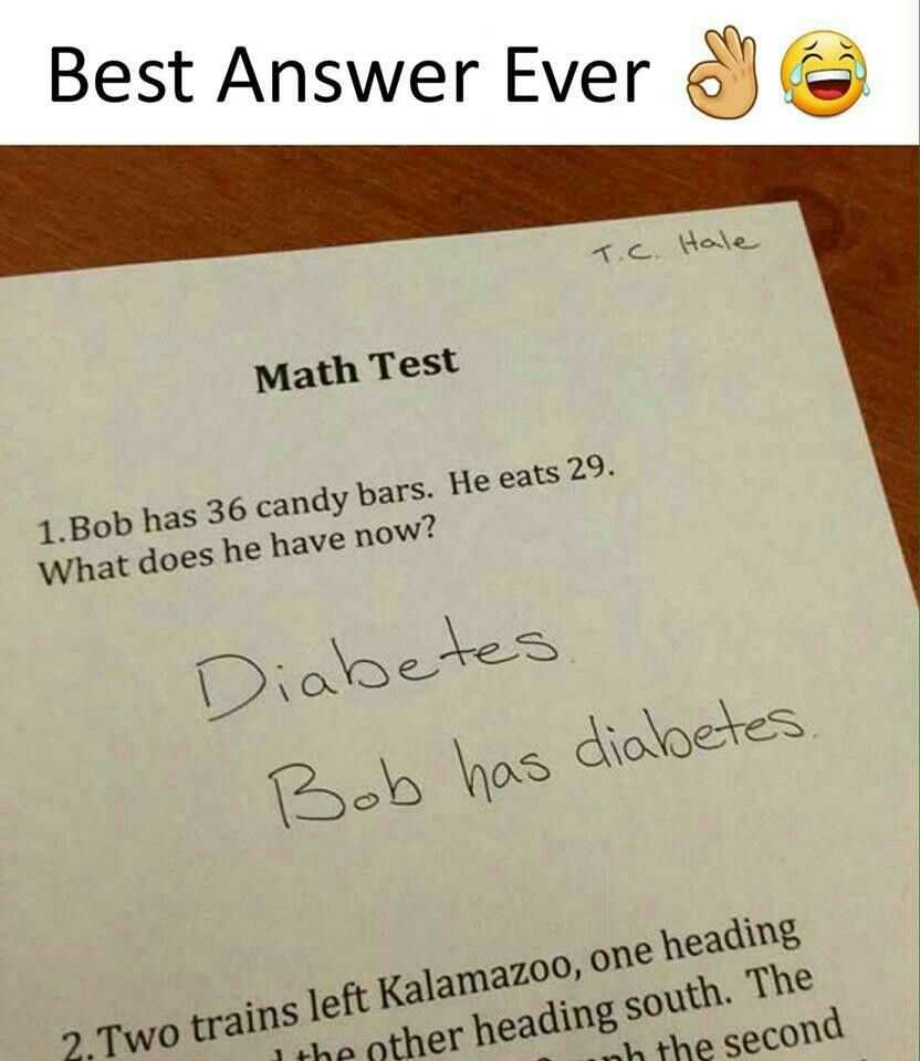 dangmattsmith funniest test answers