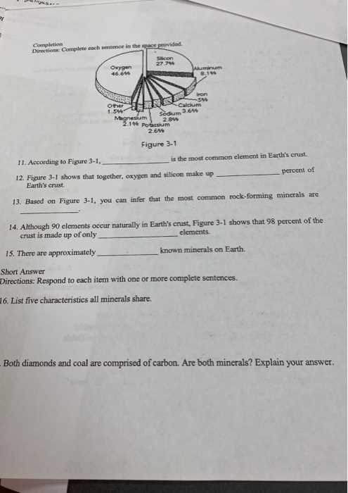 earth science chapter 1 test answers