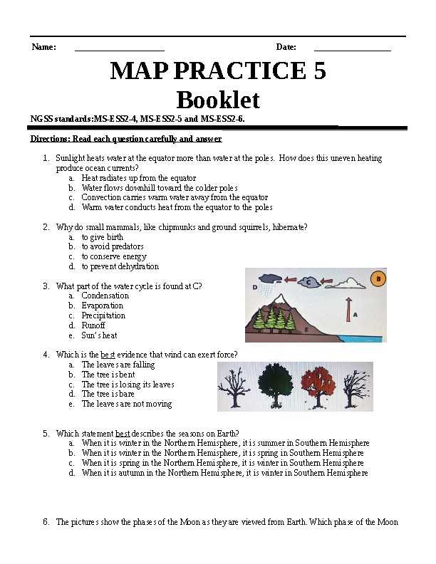 earth science chapter 8 test answers