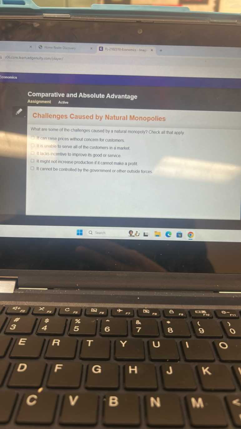 edgenuity economics unit test answers