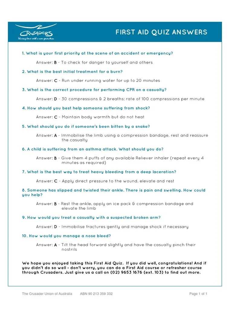 ems safety cpr written exam answers