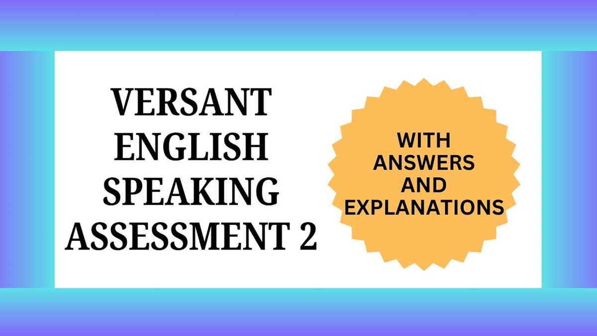 english assessment test with answers