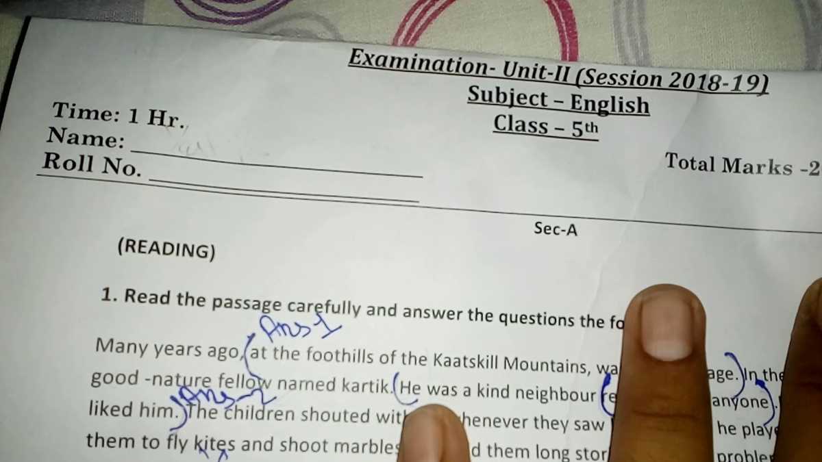english language bank exam question answers