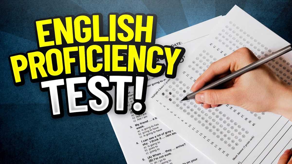 english proficiency test reading comprehension with answers
