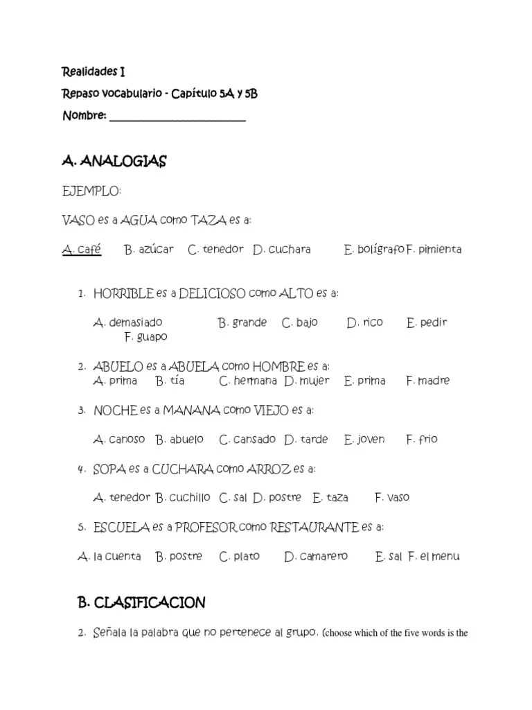 examen capitulo 1 answer key