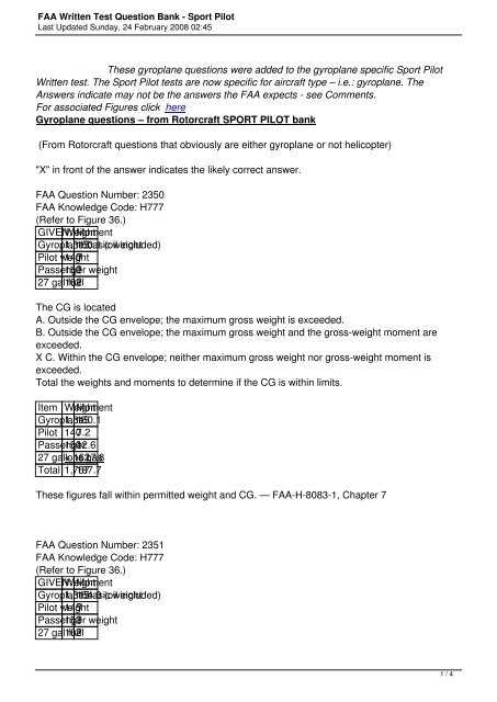 faa instrument written test questions and answers