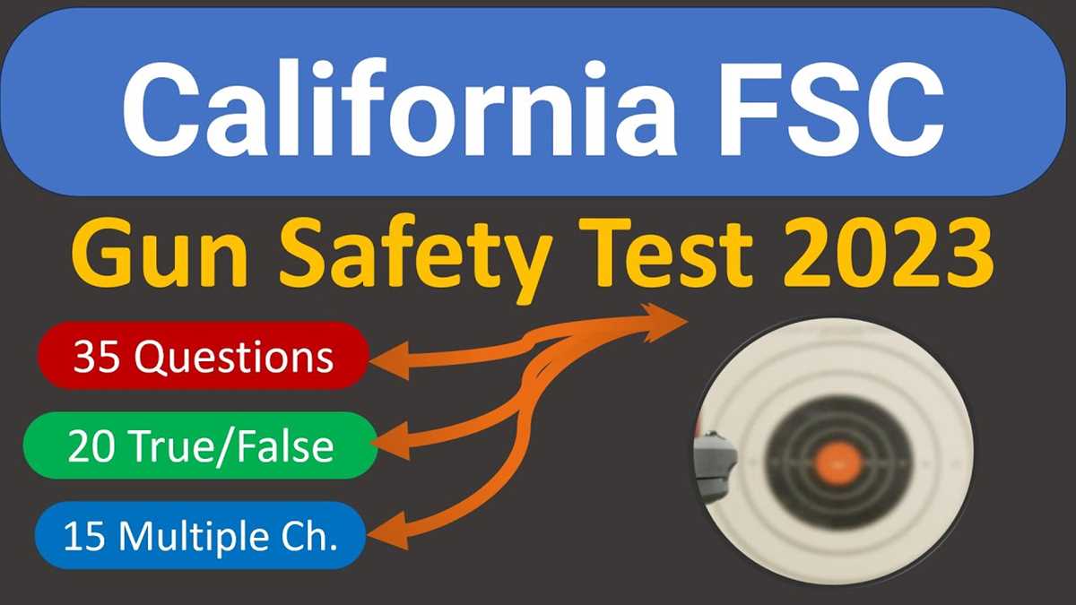 firearm safety certificate test questions and answers