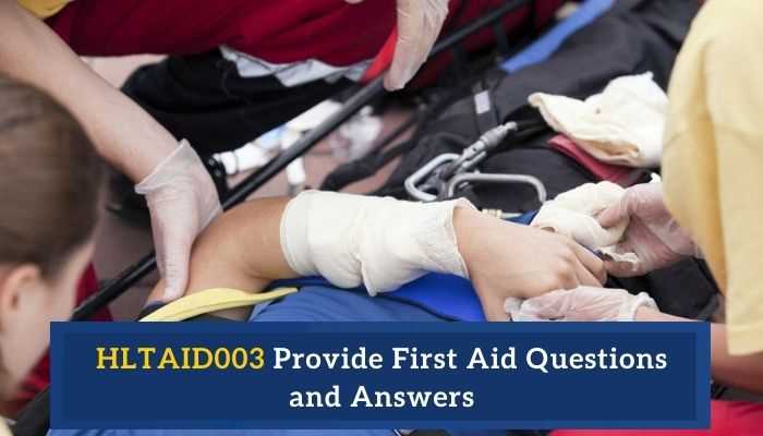 first aid course exam answers