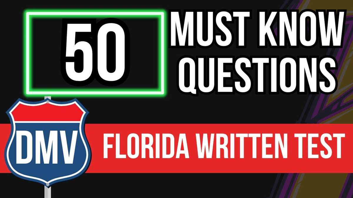 florida driver license test questions and answers